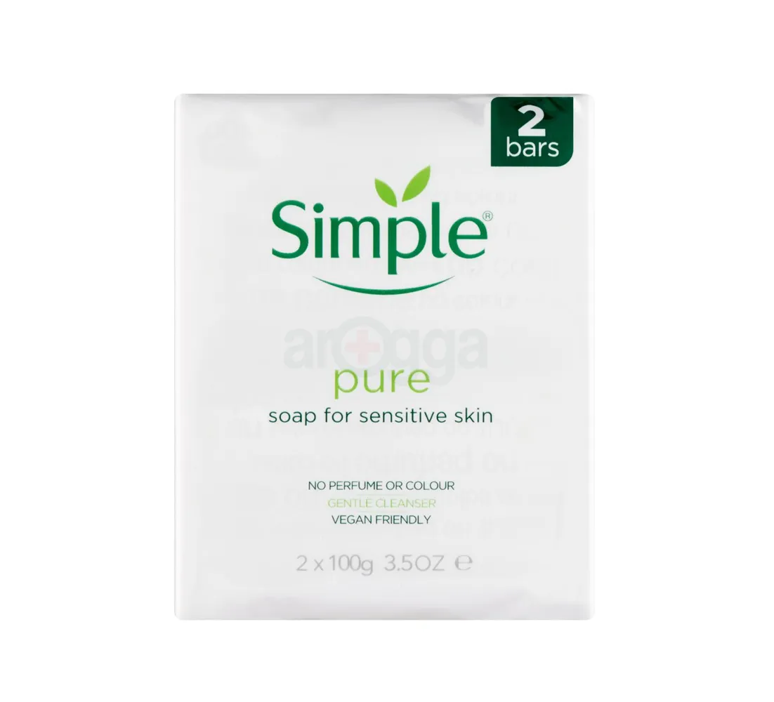 Simple Pure Soap for Sensitive Skin 2 x 100g – Good Life Plus Healthcare