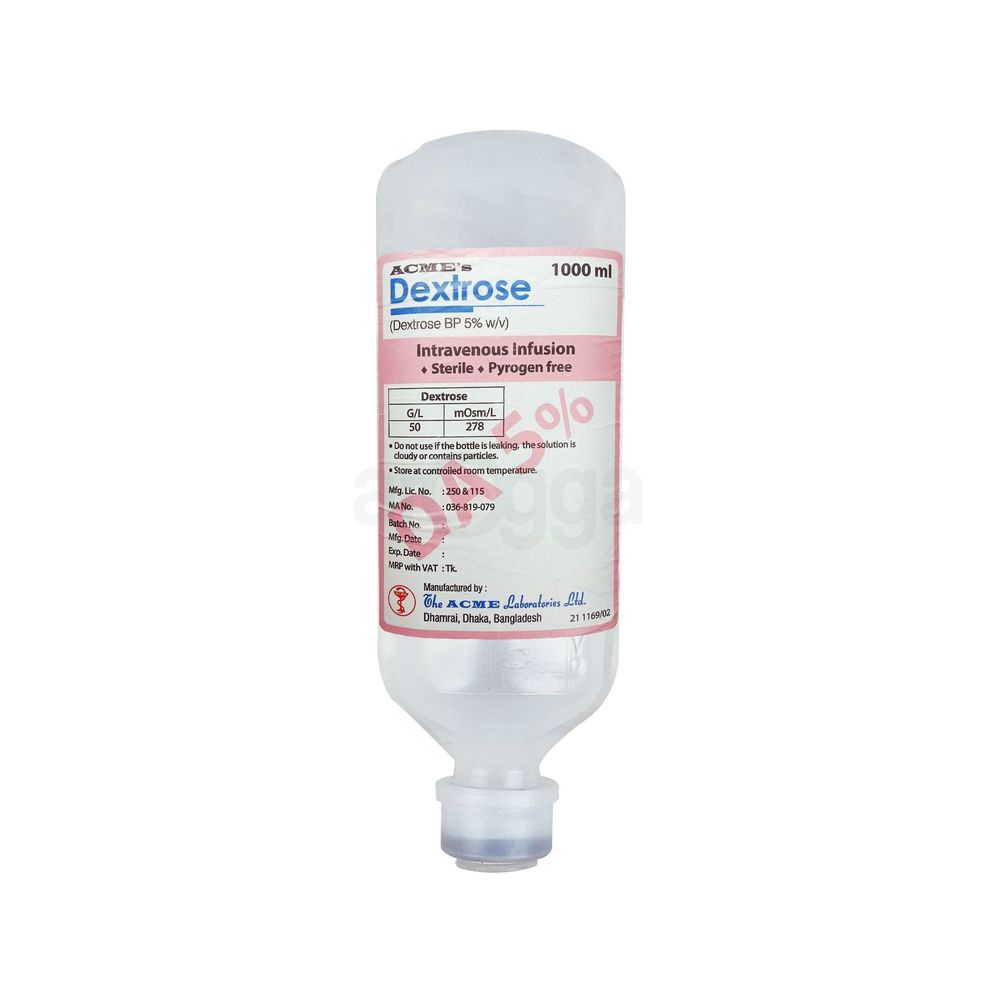 Acme's Dextrose Saline 1000ml IV