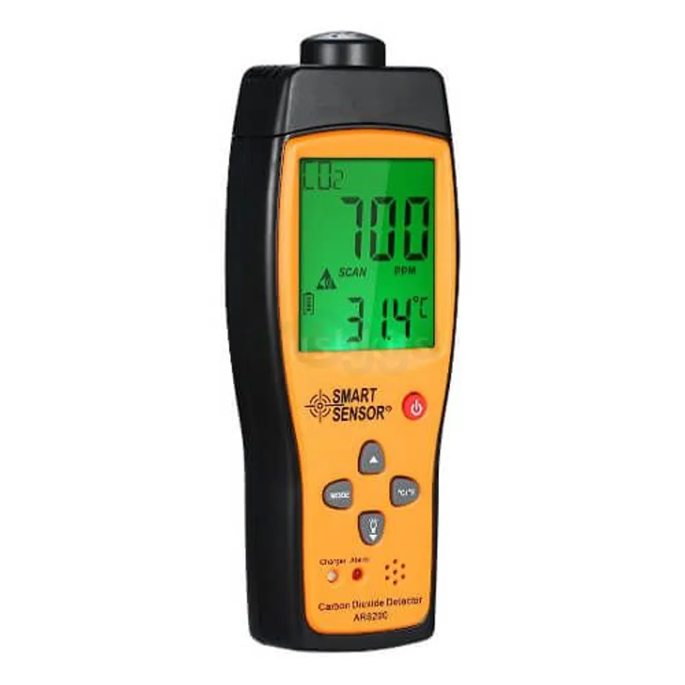Carbon Dioxide Detector Meter Ar8200 Co2 Meter Smart Sensor