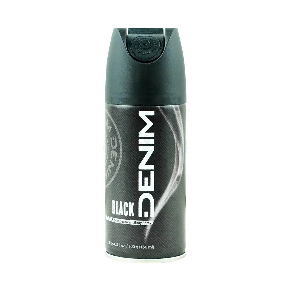Denim Black Deodorant Body Spray For Men