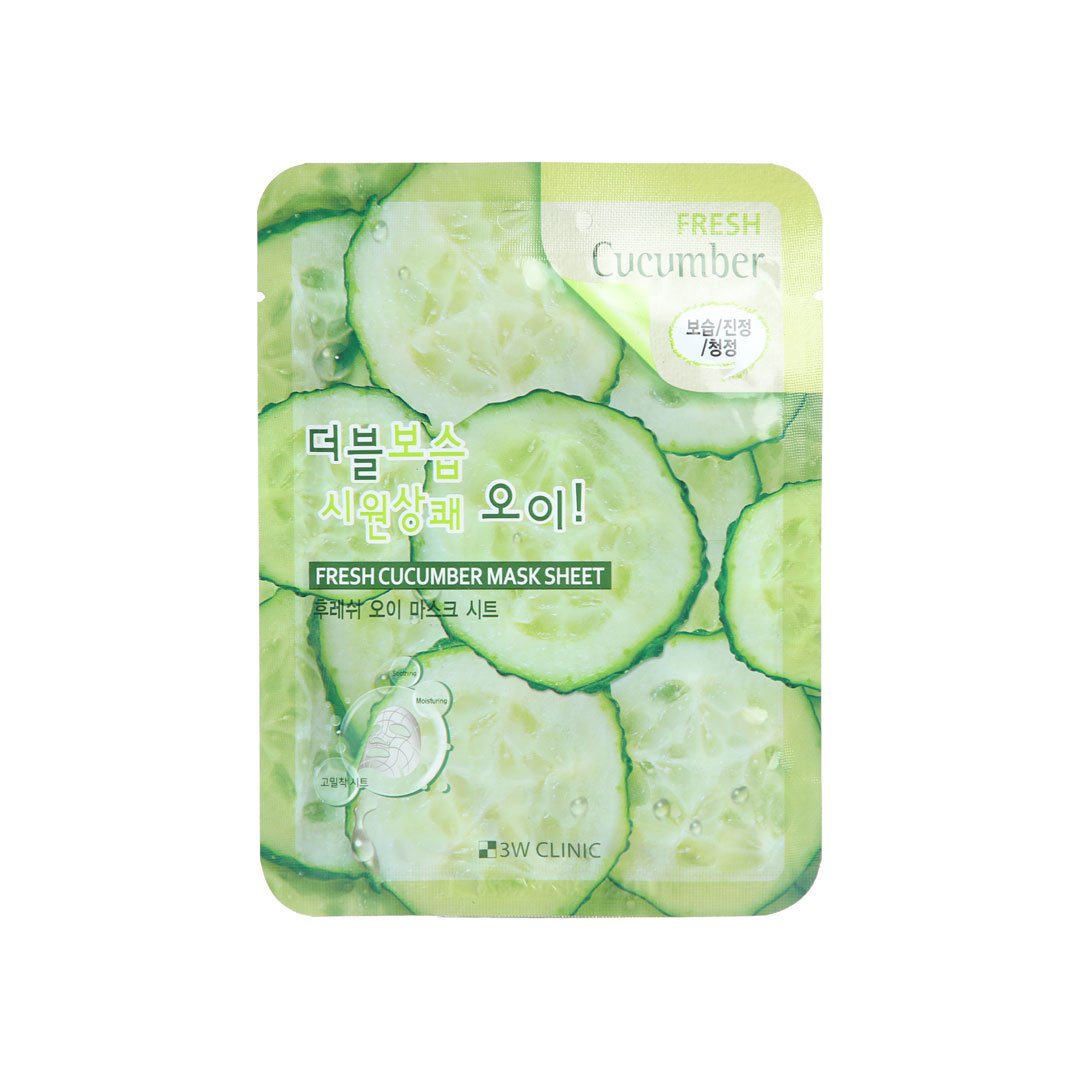 3w Clinic Fresh Cucumber Sheet Mask