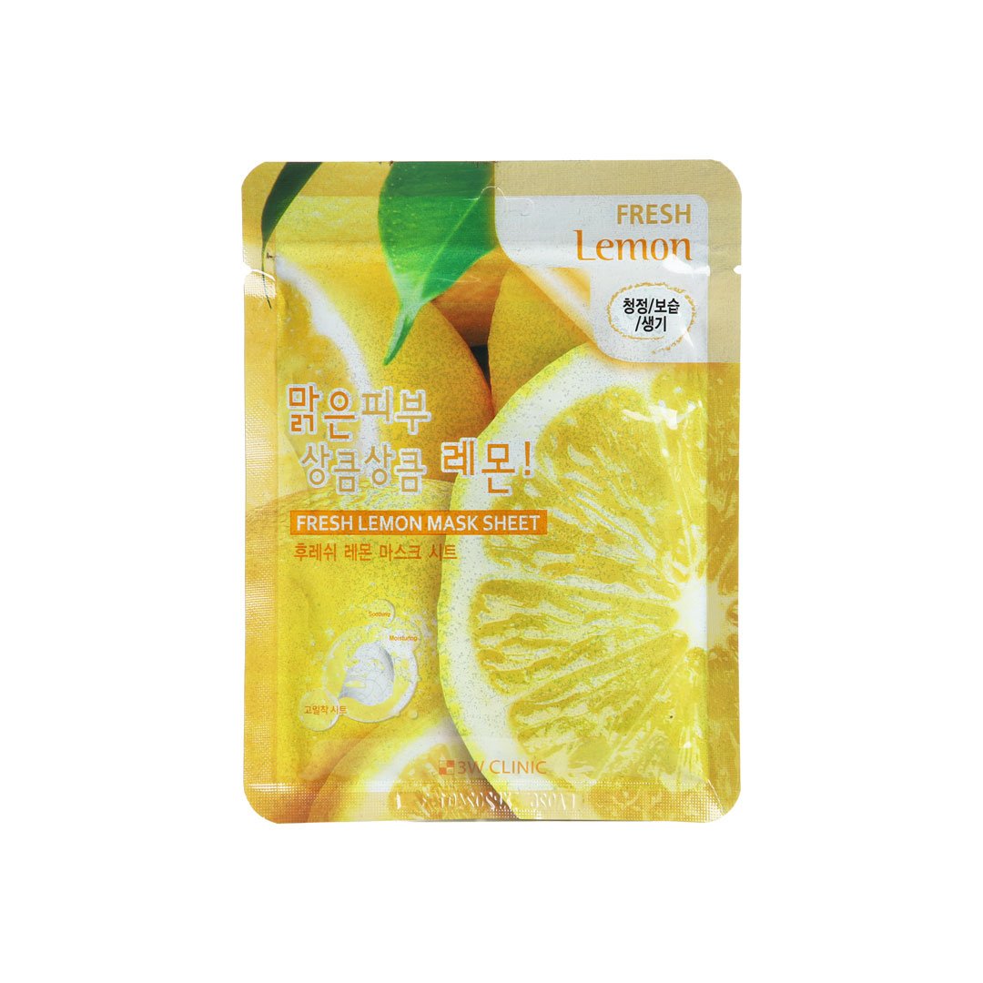 3w Clinic Fresh Lemon Sheet Mask