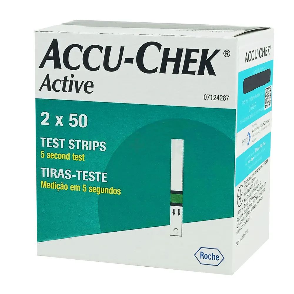 Accu Chek Active Blood Glucose Strip 100s Pack