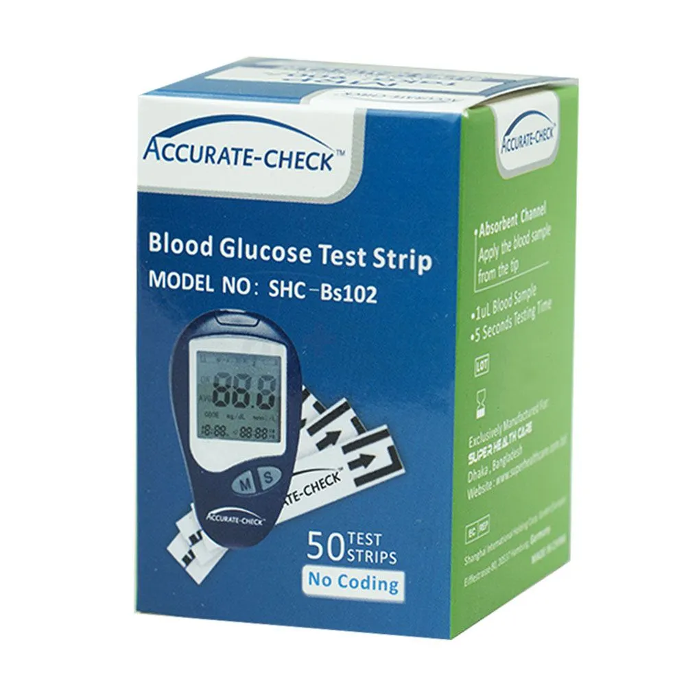 Accurate Check Blood Glucose Strip 50s Pack