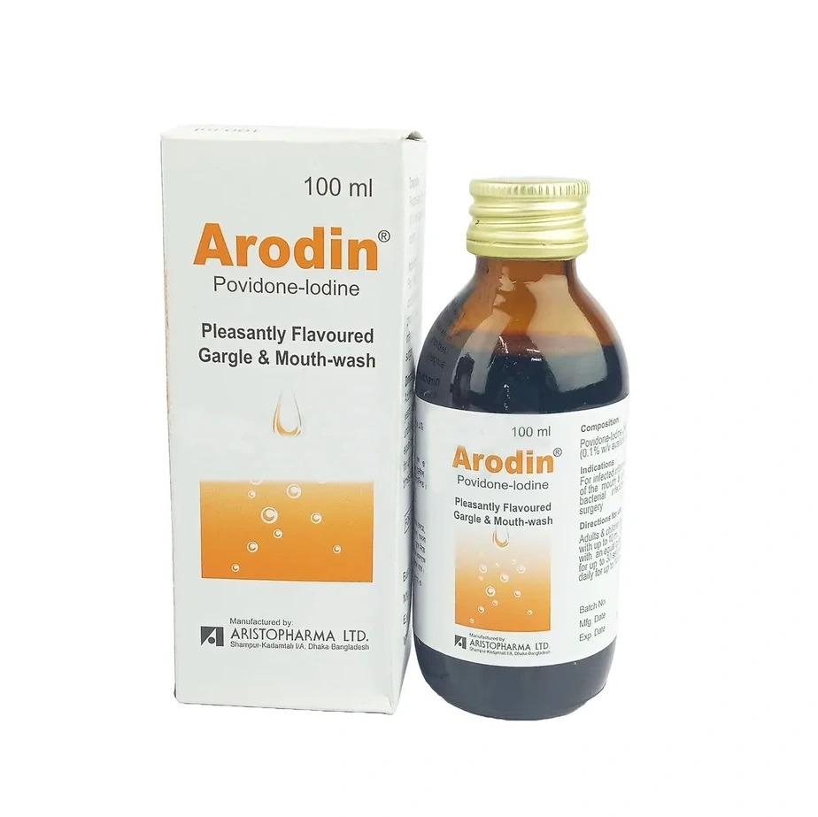 Arodin Mouthwash 100 ml gargle