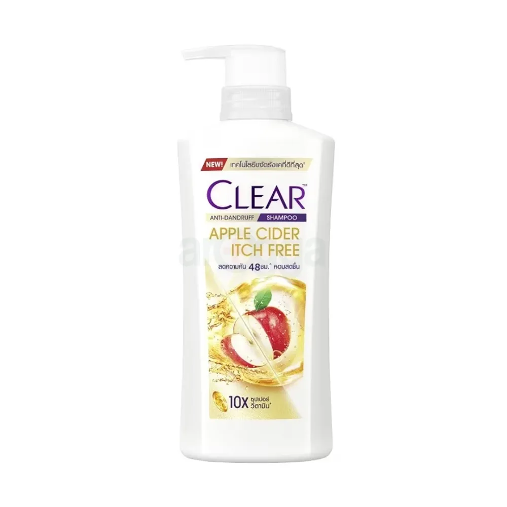 Clear Apple Cider Itch Free Anti Dandruff Shampoo Made In Thailand