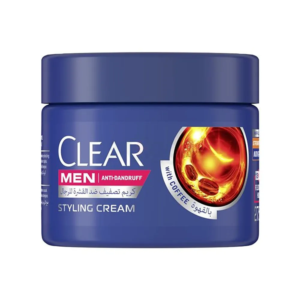 Clear Men Anti Dandruff Hair Styling Cream With Coffee