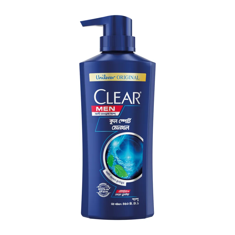 Clear Men Shampoo Anti Dandruff Cool Sport Menthol