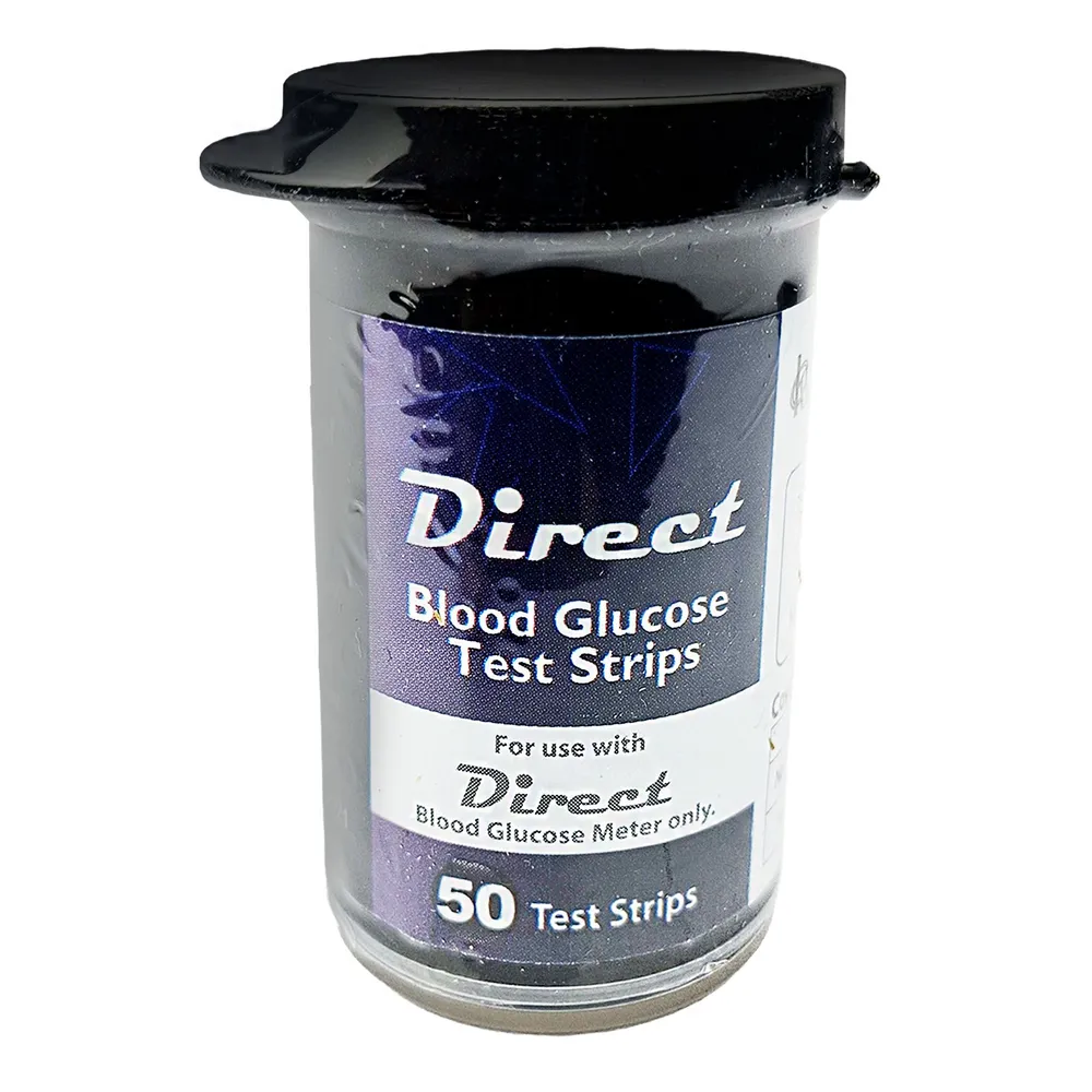 Direct Blood Glucose Test Strip 50s Pack