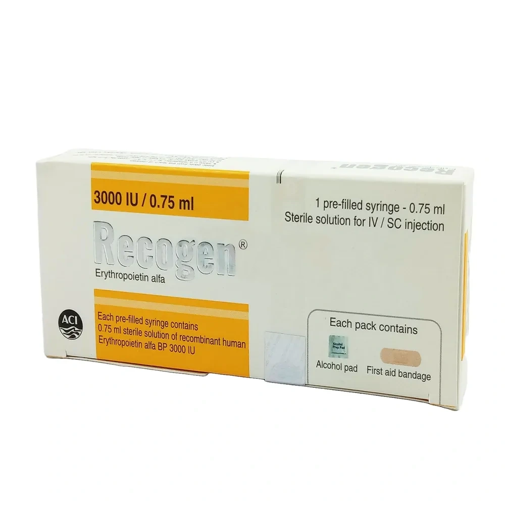 Recogen prefilled syringe 3000 IU