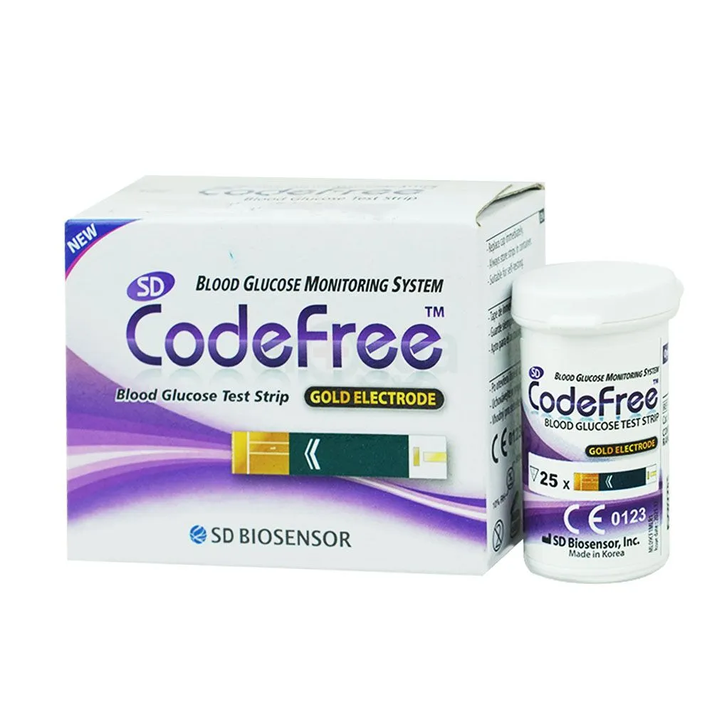 Sd Code Free Blood Glucose Strip 25s Pack