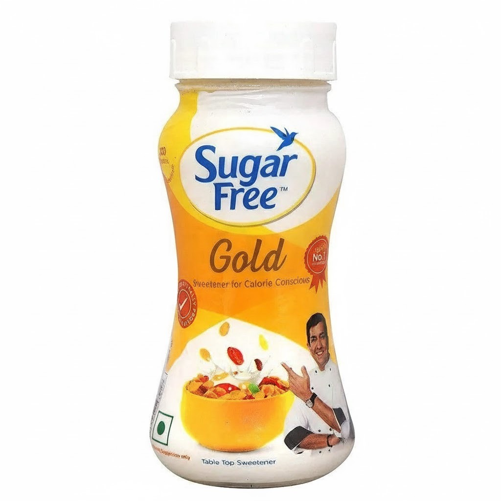 Sugar Free Gold 100g Jar Equivalent To Sweetness From Sugar Indias No1 Sweetner Sweet Like Sugar With Low Calories Scientifically Proven And Tested