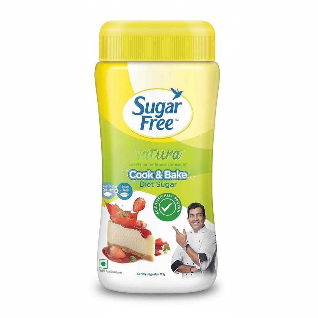 Sugar Free Natura Diet Sugar 220gm Indias No1 Sweetner Sweet Like Sugar With Low Calories Scientifically Proven And Tested