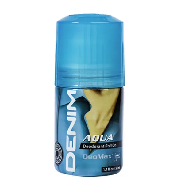 Denim Aqua Deomax Deodorant Roll On